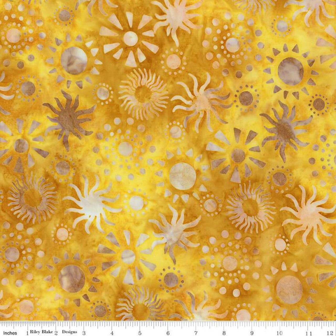Fabric Riley Blake Sunshine Places You'll Go Western Reflections Expressions Batiks by the Quarter Yard BT23504-255